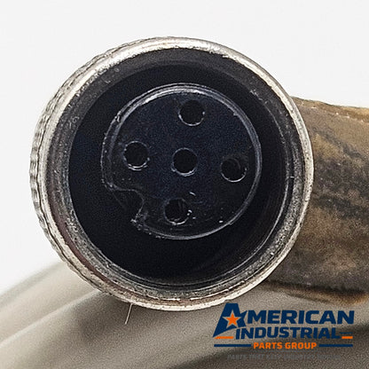 5-pin female circular sensor cable connector pigtail cord for industrial automation and machine sensing applications