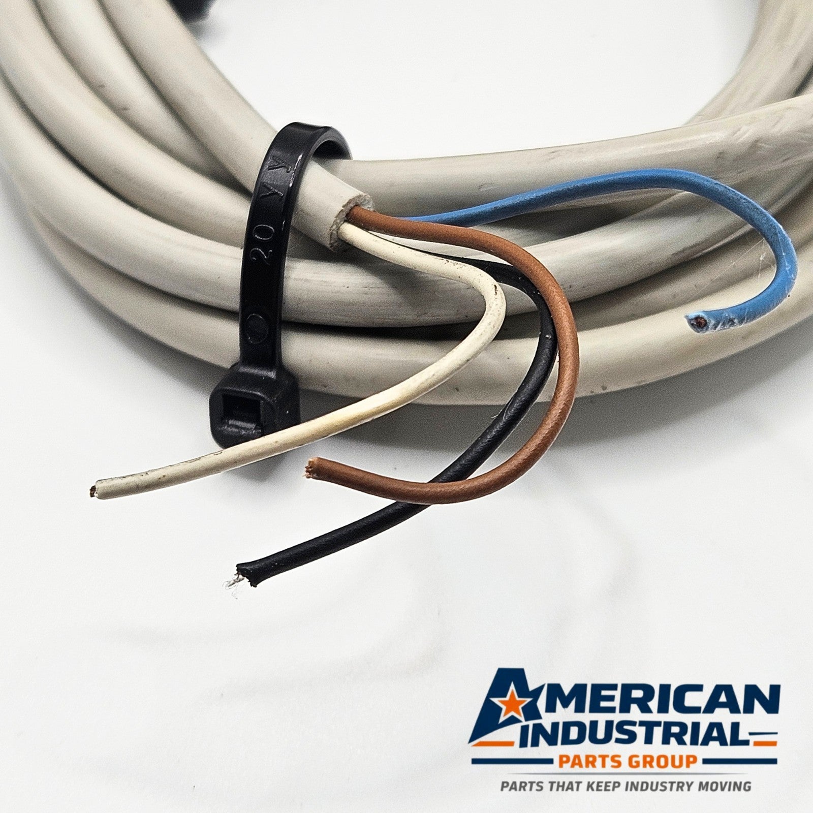 5-pin female circular sensor cable connector pigtail cord for industrial automation and machine sensing applications