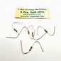 560 ohm 1/4W 5% carbon film axial resistors lot of 5 for circuit repair and vintage electronics restoration