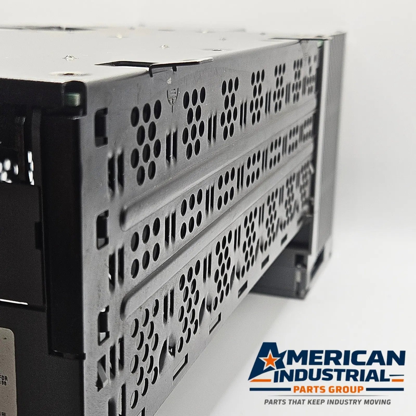 Allen-Bradley 1746-A7 7-slot chassis and 1746-P2 power supply for industrial PLC hardware replacement. American Industrial Parts Group.