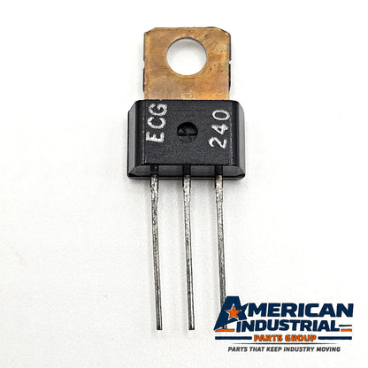 ECG 240 PNP Silicon Transistor 300V 500mA TO-202N Vintage NOS