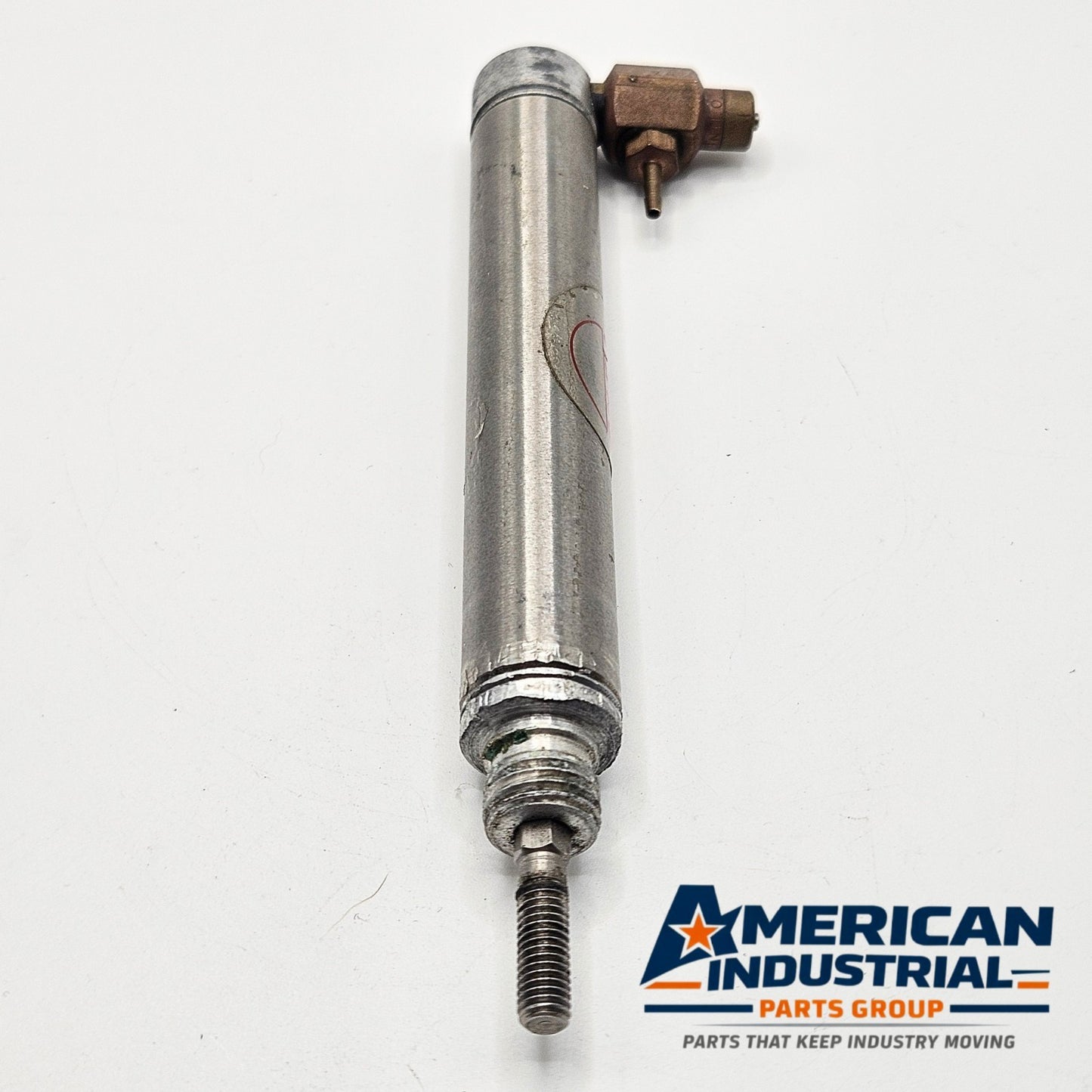 Bimba 040.5-R pneumatic actuator for factory automation equipment. American Industrial Parts Group.