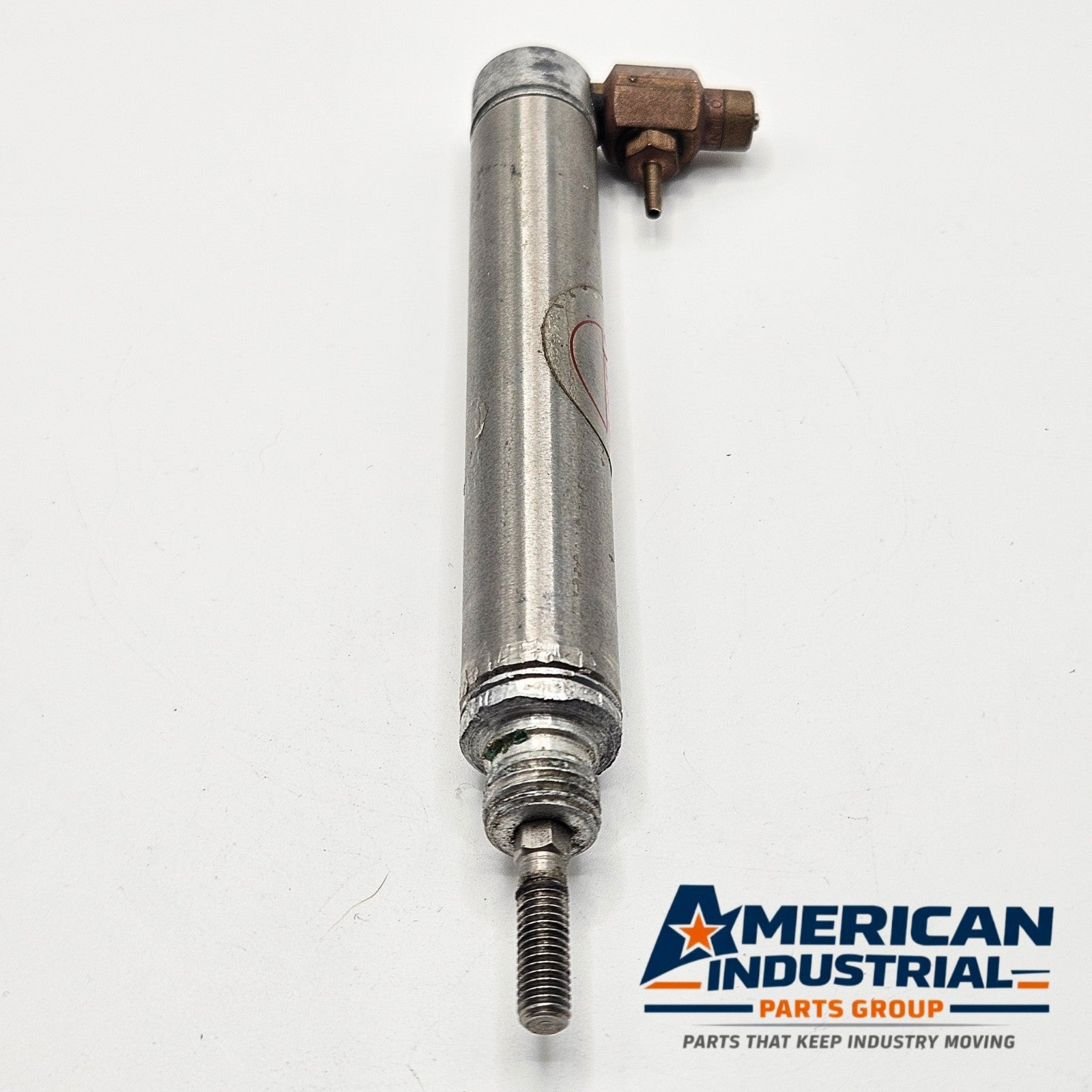 Bimba 040.5-R pneumatic actuator for factory automation equipment. American Industrial Parts Group.