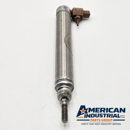 Bimba 040.5-R pneumatic actuator for factory automation equipment. American Industrial Parts Group.