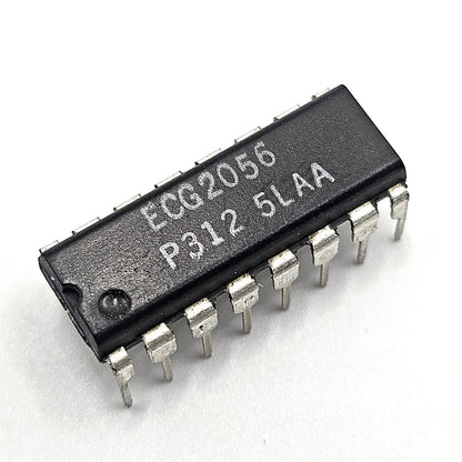 ECG 2056 8-Bit Multiplying D/A Converter IC 16-Pin DIP Vintage NOS