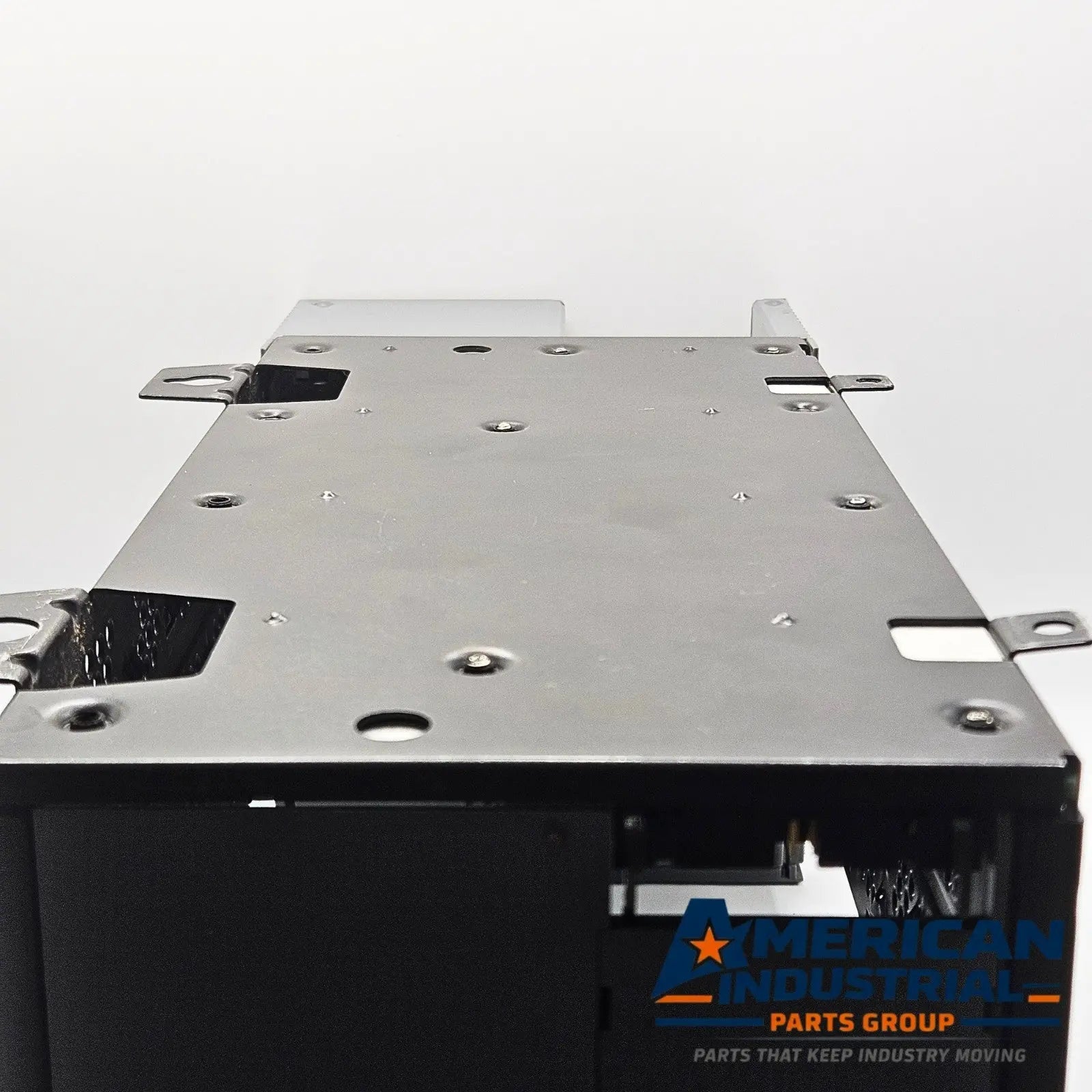 Allen-Bradley 1746-A7 SLC 500 chassis assembly with 1746-P2 power supply for control cabinet MRO. American Industrial Parts Group.