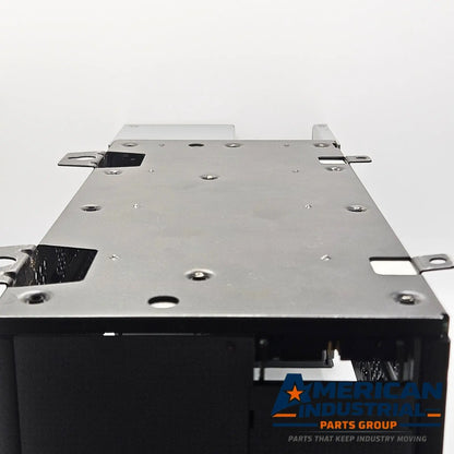 Allen-Bradley 1746-A7 SLC 500 chassis assembly with 1746-P2 power supply for control cabinet MRO. American Industrial Parts Group.