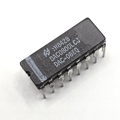 National Semiconductor DAC0800LCJ DAC-08EQ 8-Bit D/A Converter Ceramic DIP NOS