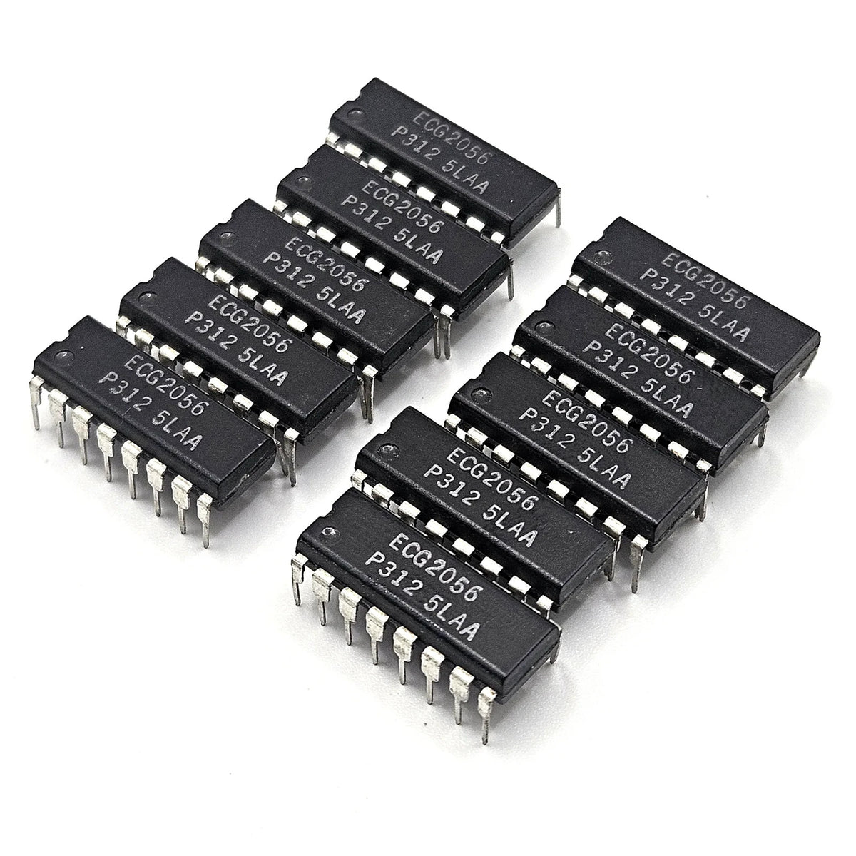 ECG 2056 8-Bit Multiplying D/A Converter IC 16-Pin DIP Vintage NOS
