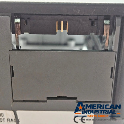 Allen-Bradley 1746-A7 PLC chassis with 1746-P2 power supply used in industrial control systems. American Industrial Parts Group.