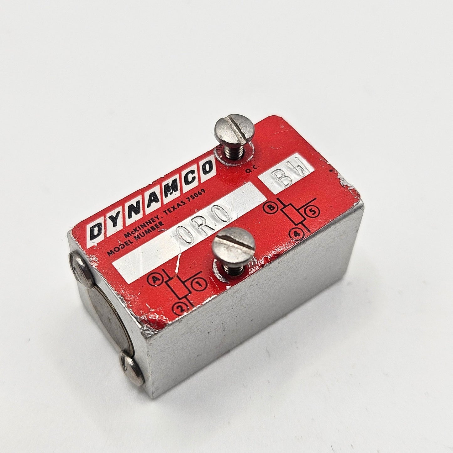 Dynamco OR0 BW pneumatic control valve used in industrial automation systems. American Industrial Parts Group.