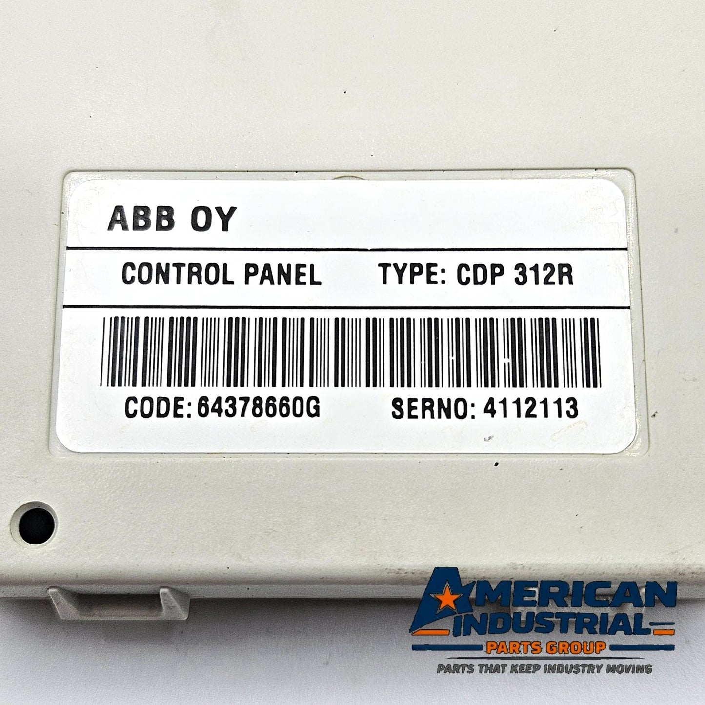 ABB CDP312R control panel keypad for ACS800 ACS850 ACSM1 variable frequency drives