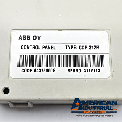 ABB CDP312R control panel keypad for ACS800 ACS850 ACSM1 variable frequency drives