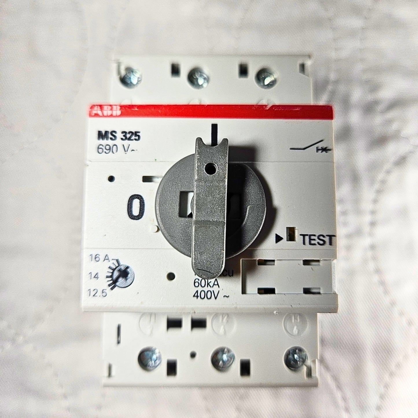 ABB MS325 Motor Starter Circuit Breaker industrial automation/MRO motor protection component. American Industrial Parts Group.
