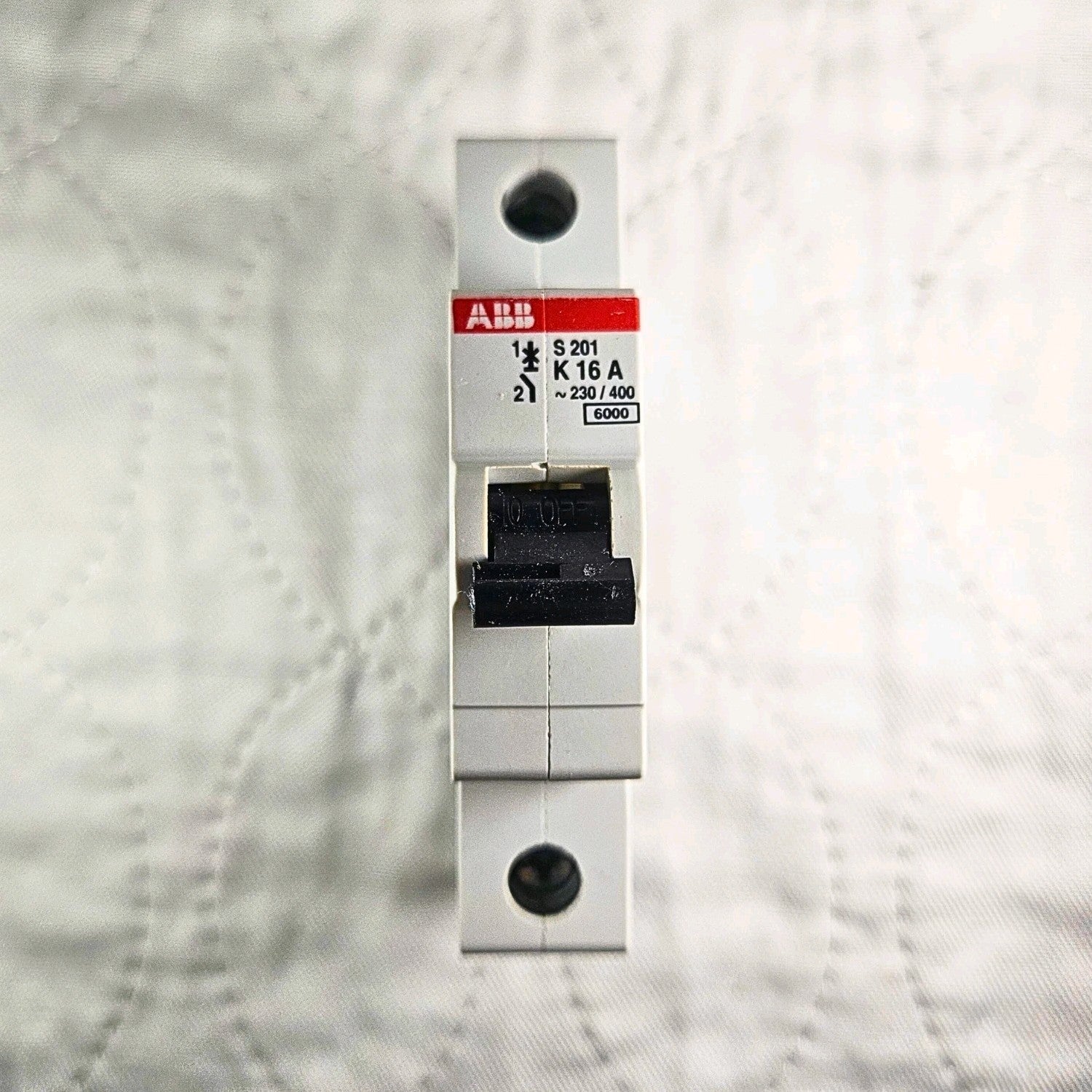 ABB S201-K16 circuit breaker for industrial automation MRO electrical panel use. American Industrial Parts Group.