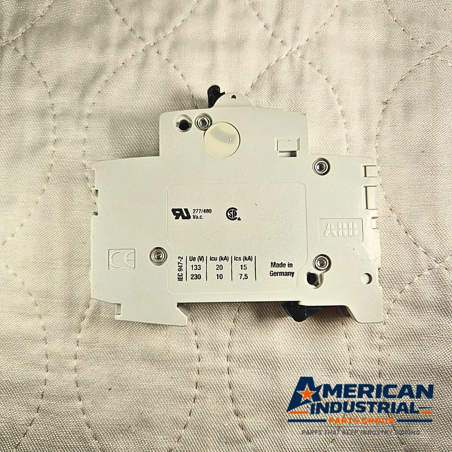 ABB S201-K16 circuit breaker for industrial automation MRO electrical panel use. American Industrial Parts Group.