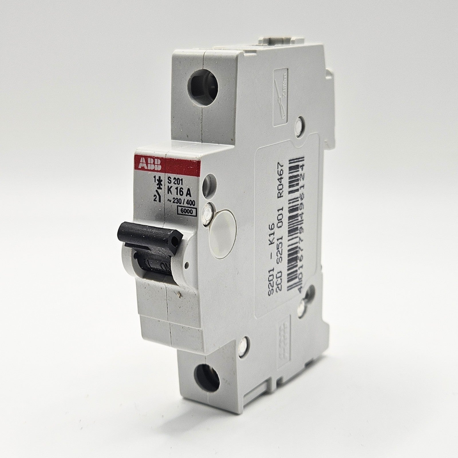 ABB S201-K16 circuit breaker for industrial automation MRO electrical panel use. American Industrial Parts Group.