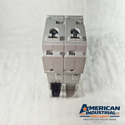ABB S202-K20 miniature circuit breaker 20A 2-pole Type K 400V DIN rail for industrial electrical panels and MRO applications