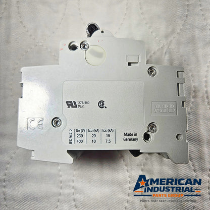ABB S203-K20A circuit breaker for industrial automation MRO electrical panel use. American Industrial Parts Group.