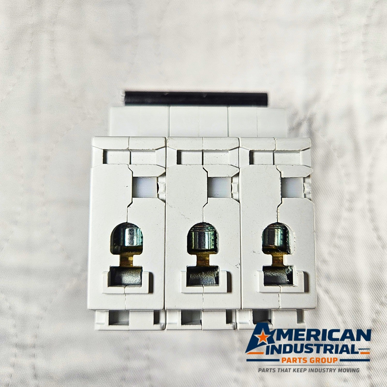 ABB S203-K20A circuit breaker for industrial automation MRO electrical panel use. American Industrial Parts Group.