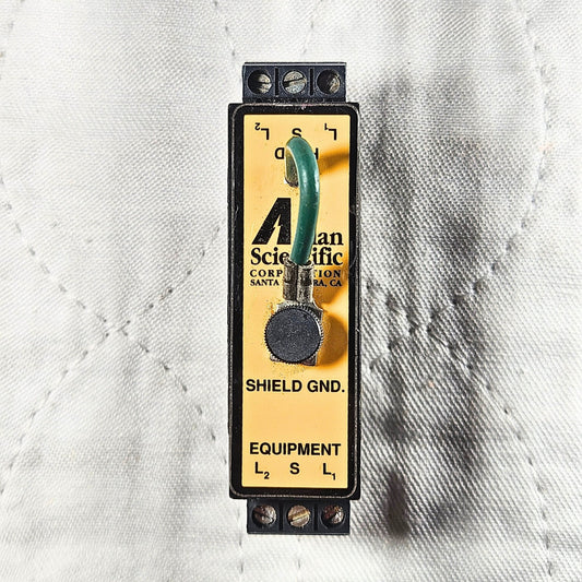 Alan Scientific 600-28-01 Data Protector surge suppressor shield ground for industrial electrical panels and automation systems