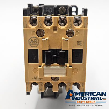 Allen-Bradley 100-A09ND3 Series B IEC contactor 120VAC coil 9A 3-pole for motor control and industrial automation systems