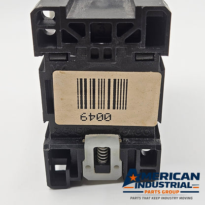 Allen-Bradley 100-A09ND3 Series B IEC contactor 120VAC coil 9A 3-pole for motor control and industrial automation systems