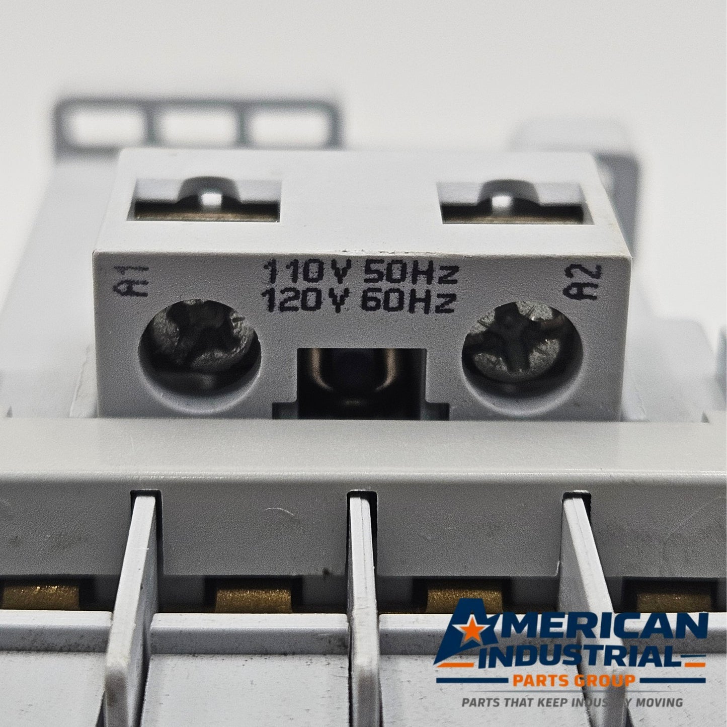 Allen-Bradley 100-C09D10 contactor for industrial automation and MRO motor control applications. American Industrial Parts Group.