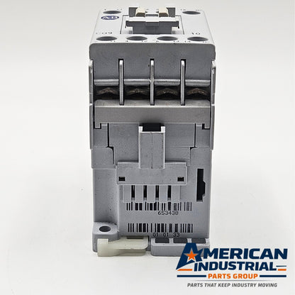 Allen-Bradley 100-C09D10 contactor for industrial automation and MRO motor control applications. American Industrial Parts Group.