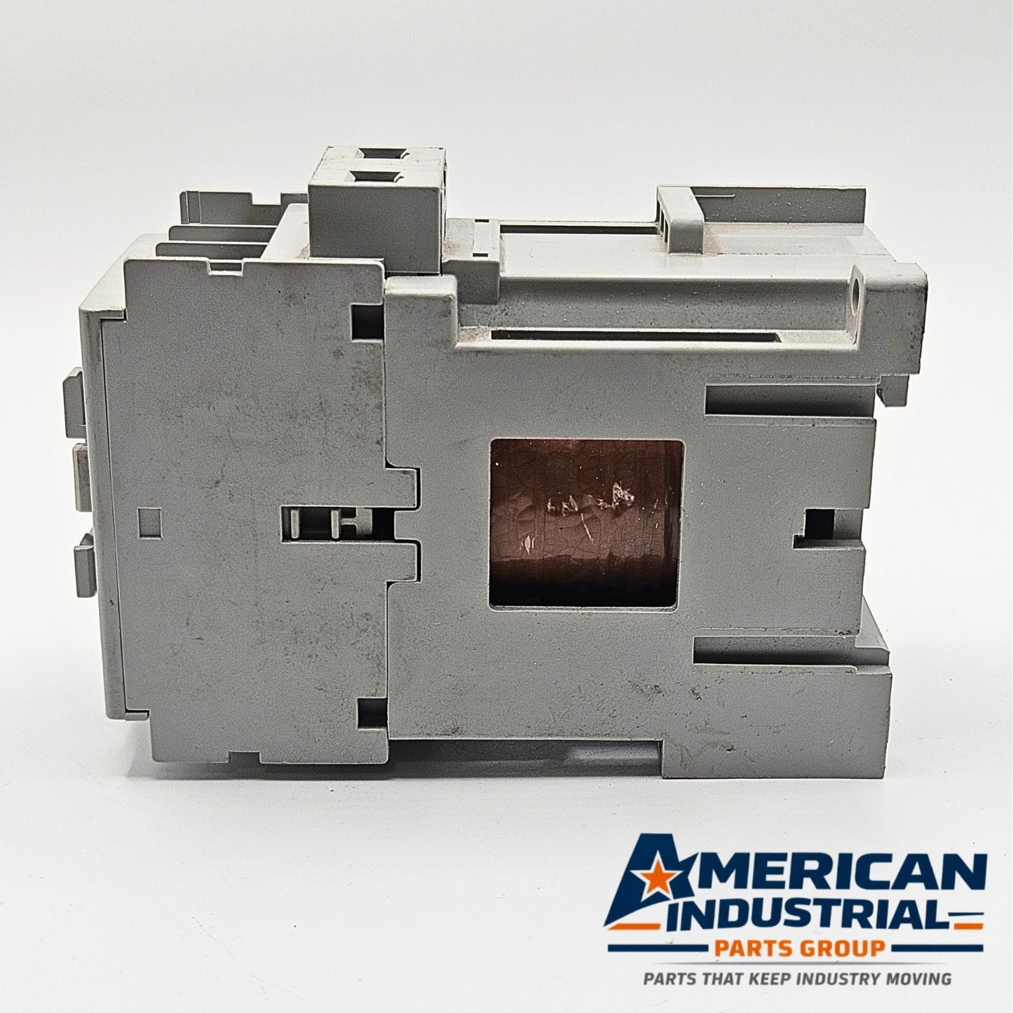 Allen-Bradley 100-C09Z10 motor control contactor for industrial electrical systems. American Industrial Parts Group.