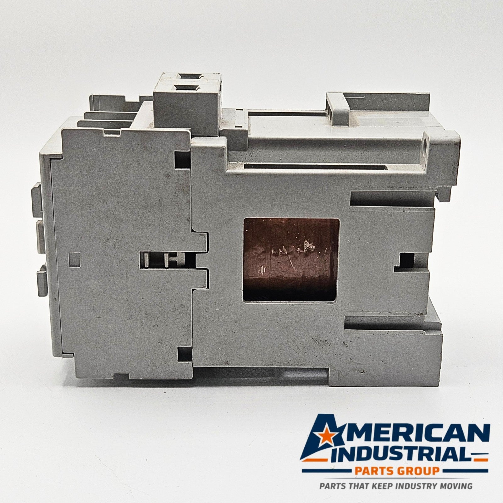 Allen-Bradley 100-C09Z10 motor control contactor for industrial electrical systems. American Industrial Parts Group.