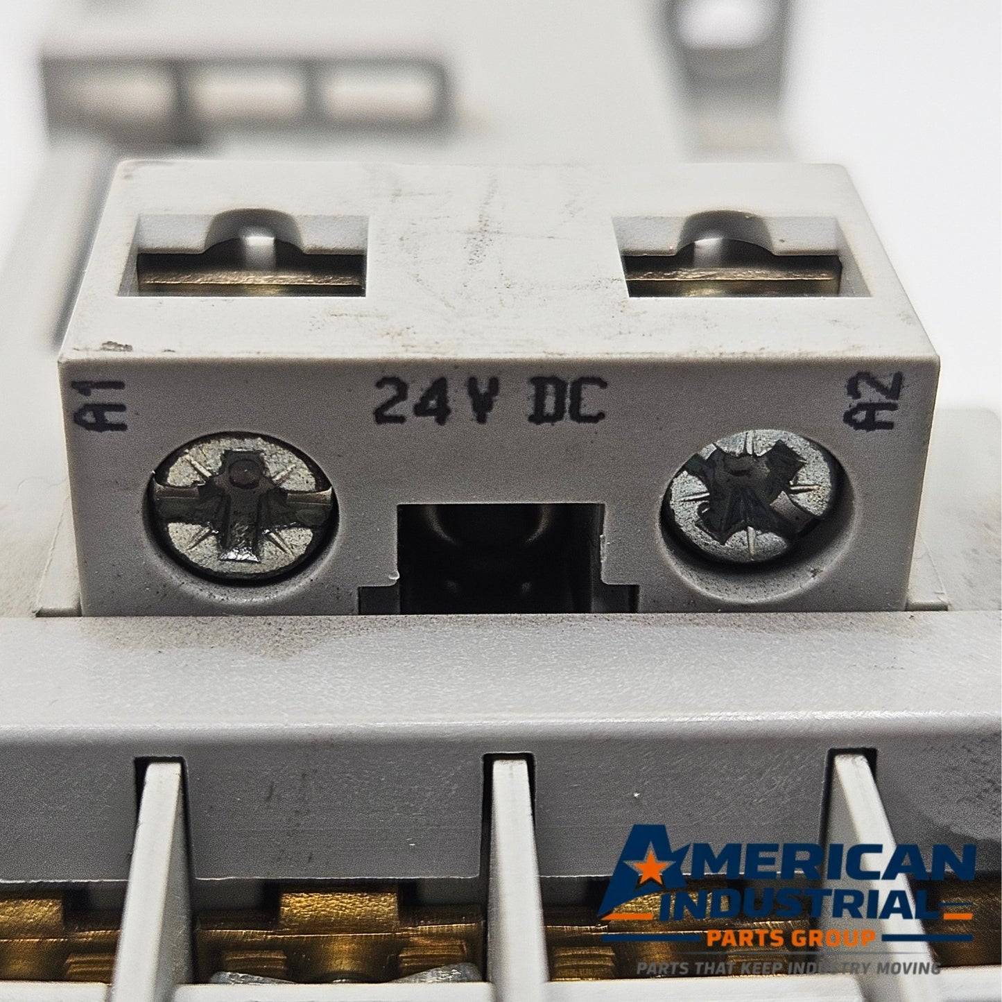 Allen-Bradley 100-C09Z10 industrial contactor for automation replacement inventory. American Industrial Parts Group.