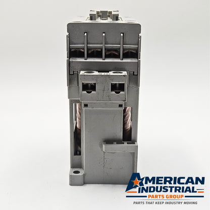 Allen-Bradley 100-C09Z10 3 pole contactor for factory equipment maintenance. American Industrial Parts Group.
