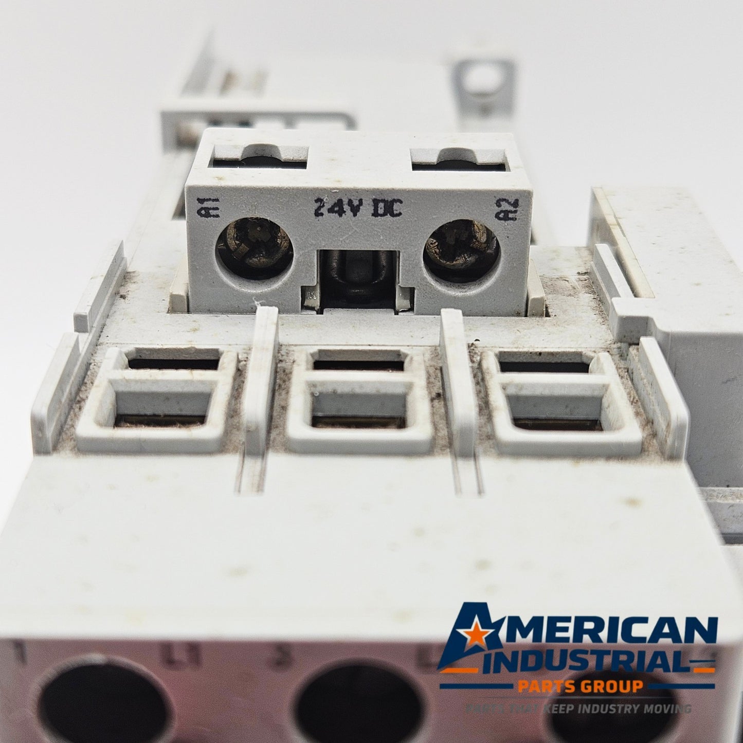 Allen-Bradley 100S-C37ZJ14C safety contactor for industrial automation and MRO applications. American Industrial Parts Group.