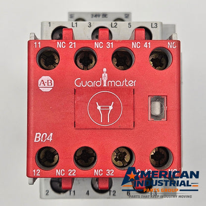 Allen-Bradley 100S-C37ZJ14C safety contactor for industrial automation and MRO applications. American Industrial Parts Group.