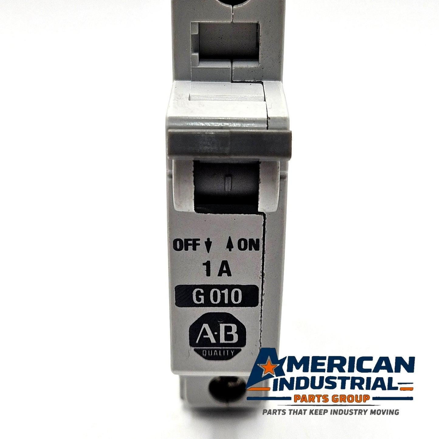 Allen-Bradley 1492-CB1-G010 Series B 1-pole 1A miniature circuit breaker 480Y/277V DIN rail for industrial control panels