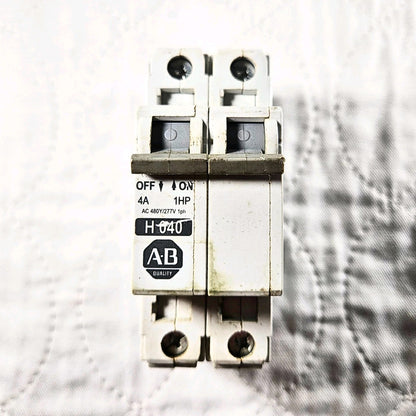 Allen-Bradley 1492-CB2 motor controller circuit breaker 4A 480Y/277V 2-pole for industrial electrical panels and MRO applications