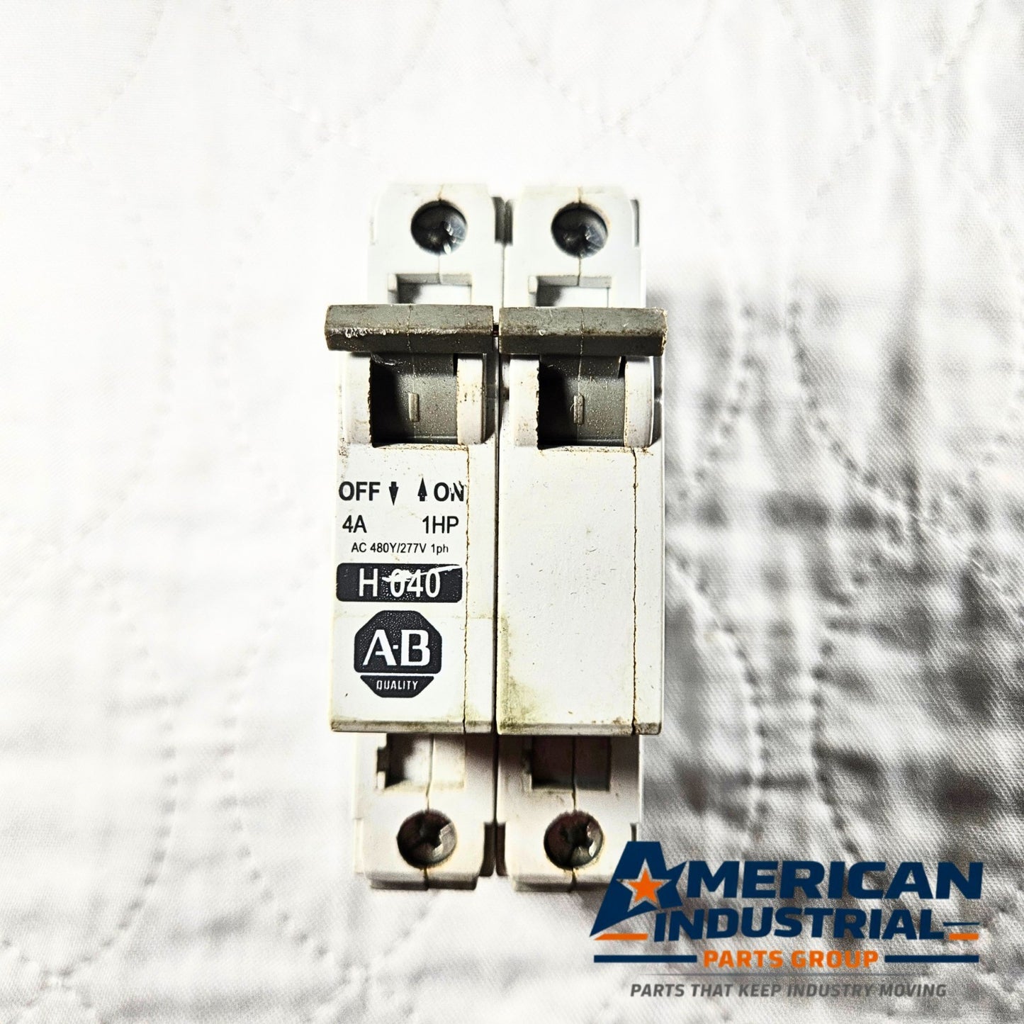 Allen-Bradley 1492-CB2 motor controller circuit breaker 4A 480Y/277V 2-pole for industrial electrical panels and MRO applications