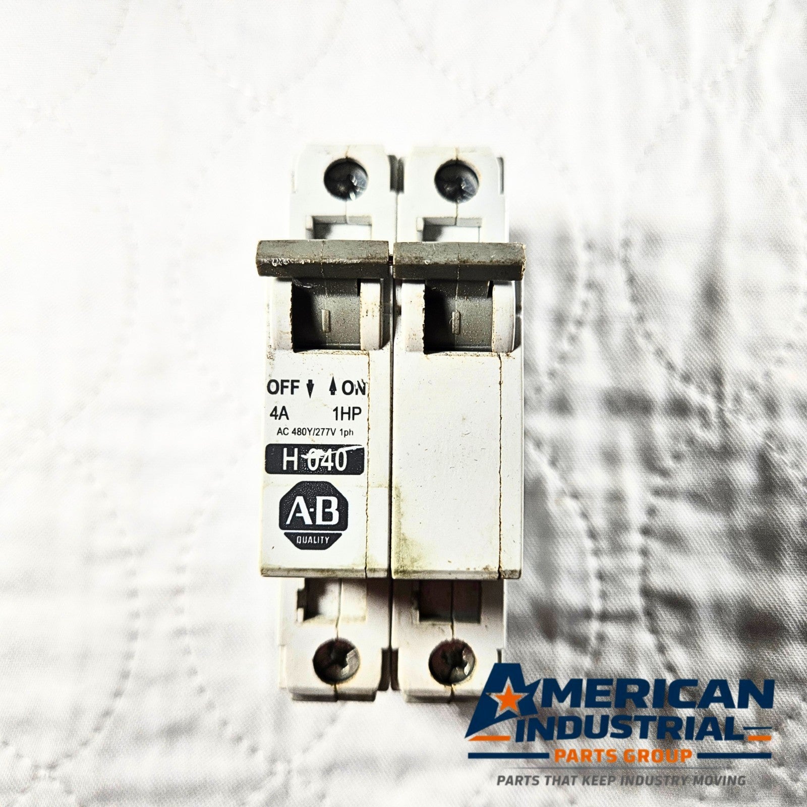Allen-Bradley 1492-CB2 motor controller circuit breaker 4A 480Y/277V 2-pole for industrial electrical panels and MRO applications