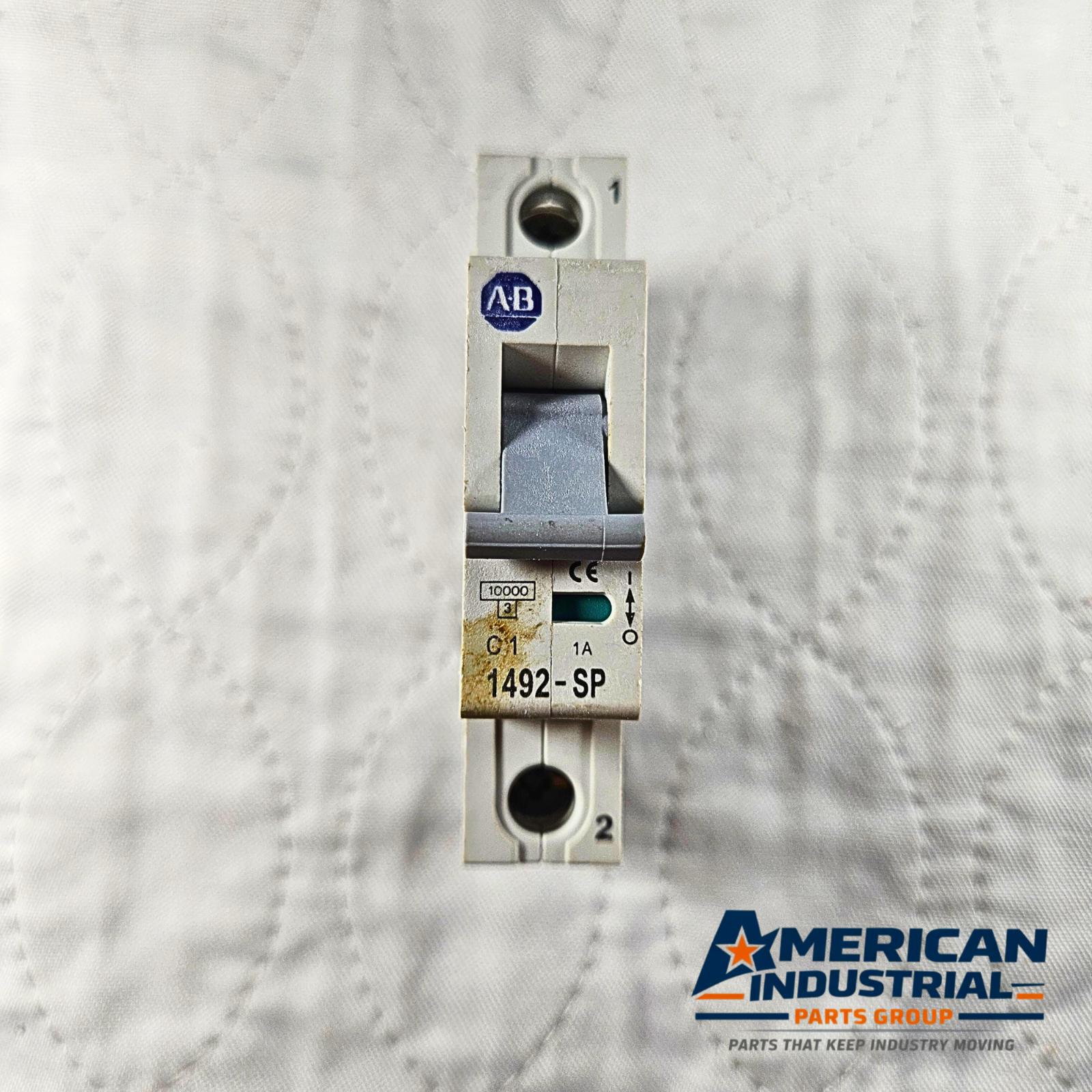 Allen-Bradley 1492-SP1C010 miniature circuit breaker 1A 1-pole 277VAC DIN rail for industrial electrical panels and MRO applications