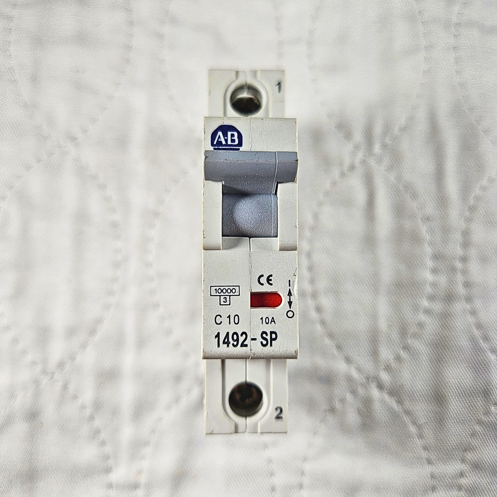 Allen-Bradley 1492-SP1C100 miniature circuit breaker 10A 1-pole C curve 240/415V DIN rail for industrial electrical panels and MRO applications