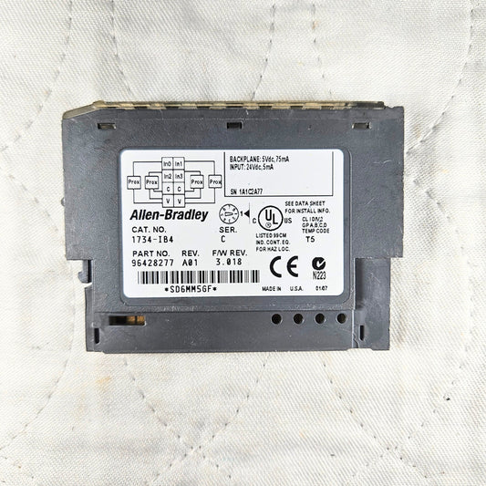Allen-Bradley 1734-IB4 POINT I/O 4-channel 24VDC sink input module for PLC automation systems and control panels