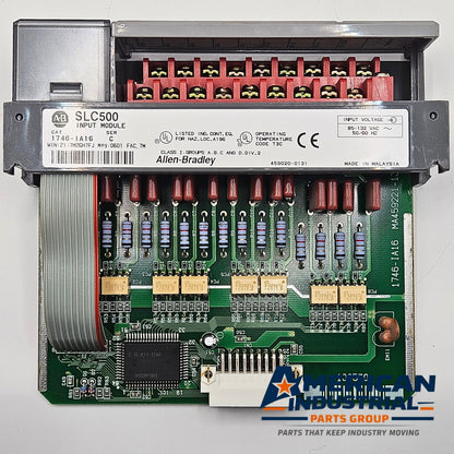 Allen-Bradley 1746-IA16 Series C SLC 500 16-point AC input module for PLC automation systems and MRO replacement inventory