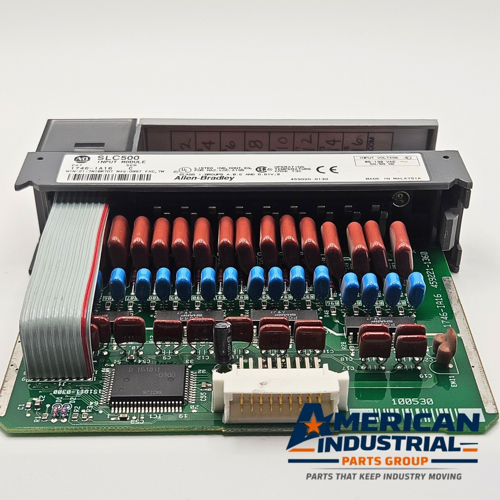 Allen-Bradley 1746-IA16 Series C SLC 500 16-channel 120VAC input module for PLC automation systems and control panels