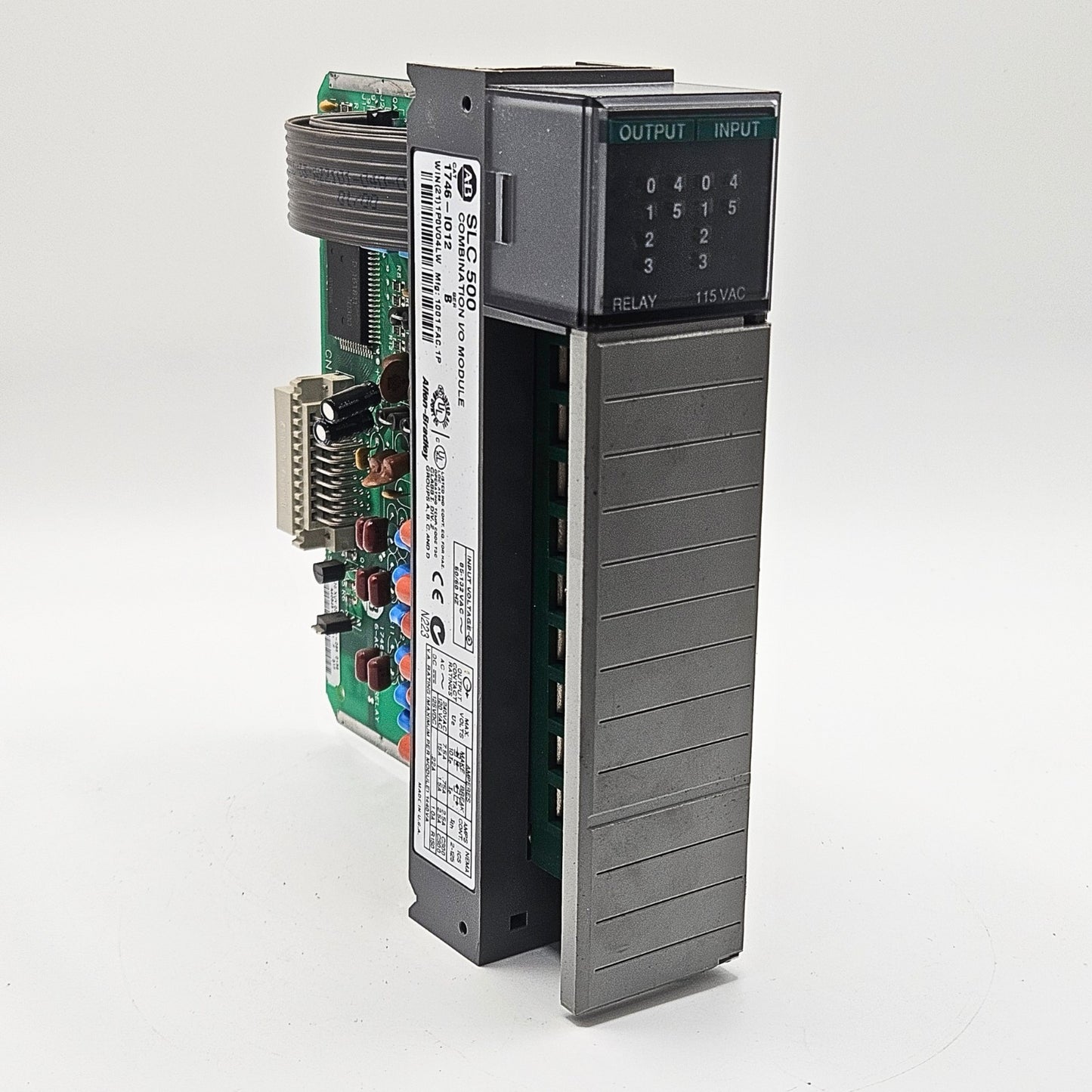 Allen-Bradley 1746-IO12 Series B SLC 500 combination I/O module for PLC automation systems and control panels