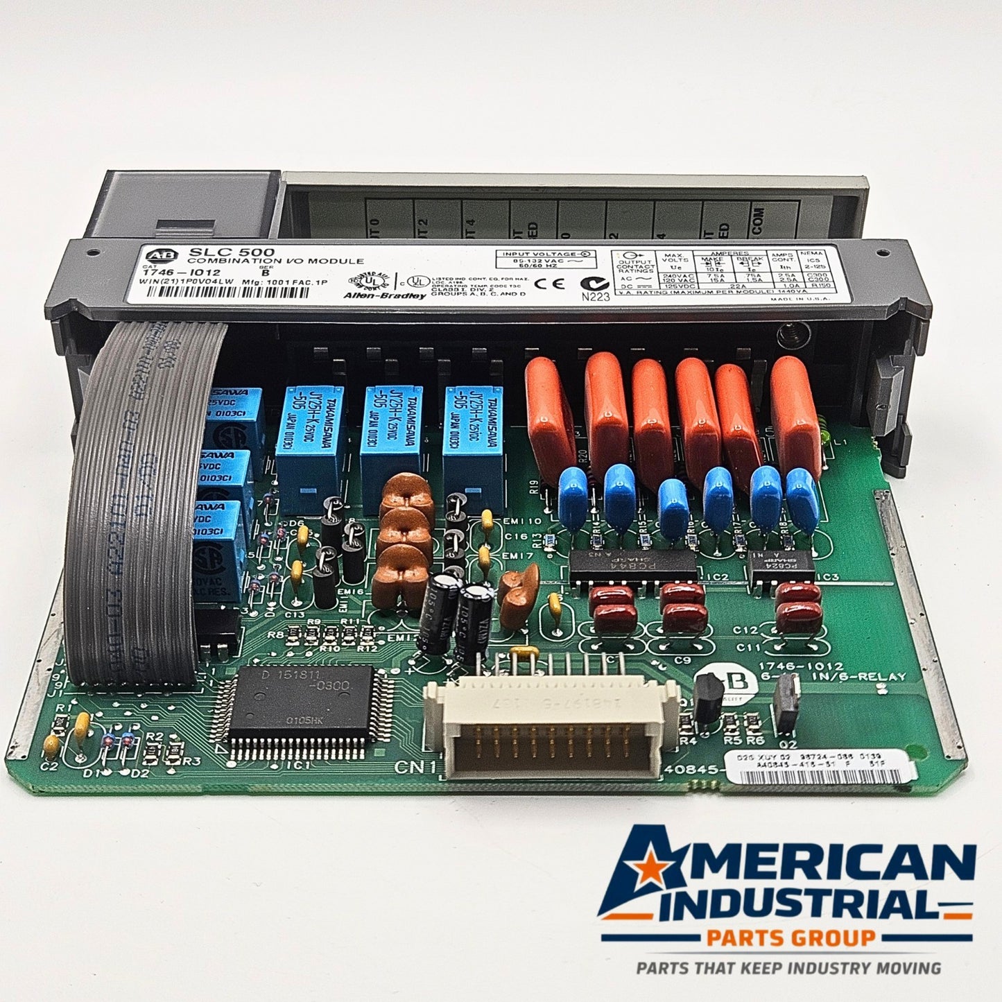 Allen-Bradley 1746-IO12 Series B SLC 500 combination I/O module for PLC automation systems and control panels