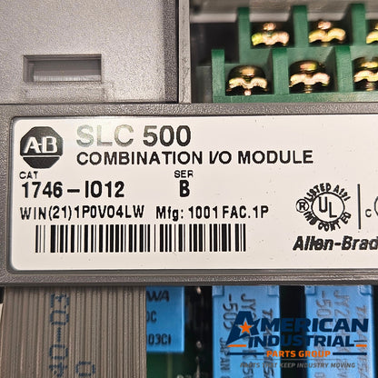 Allen-Bradley 1746-IO12 Series B SLC 500 combination I/O module for PLC automation systems and control panels