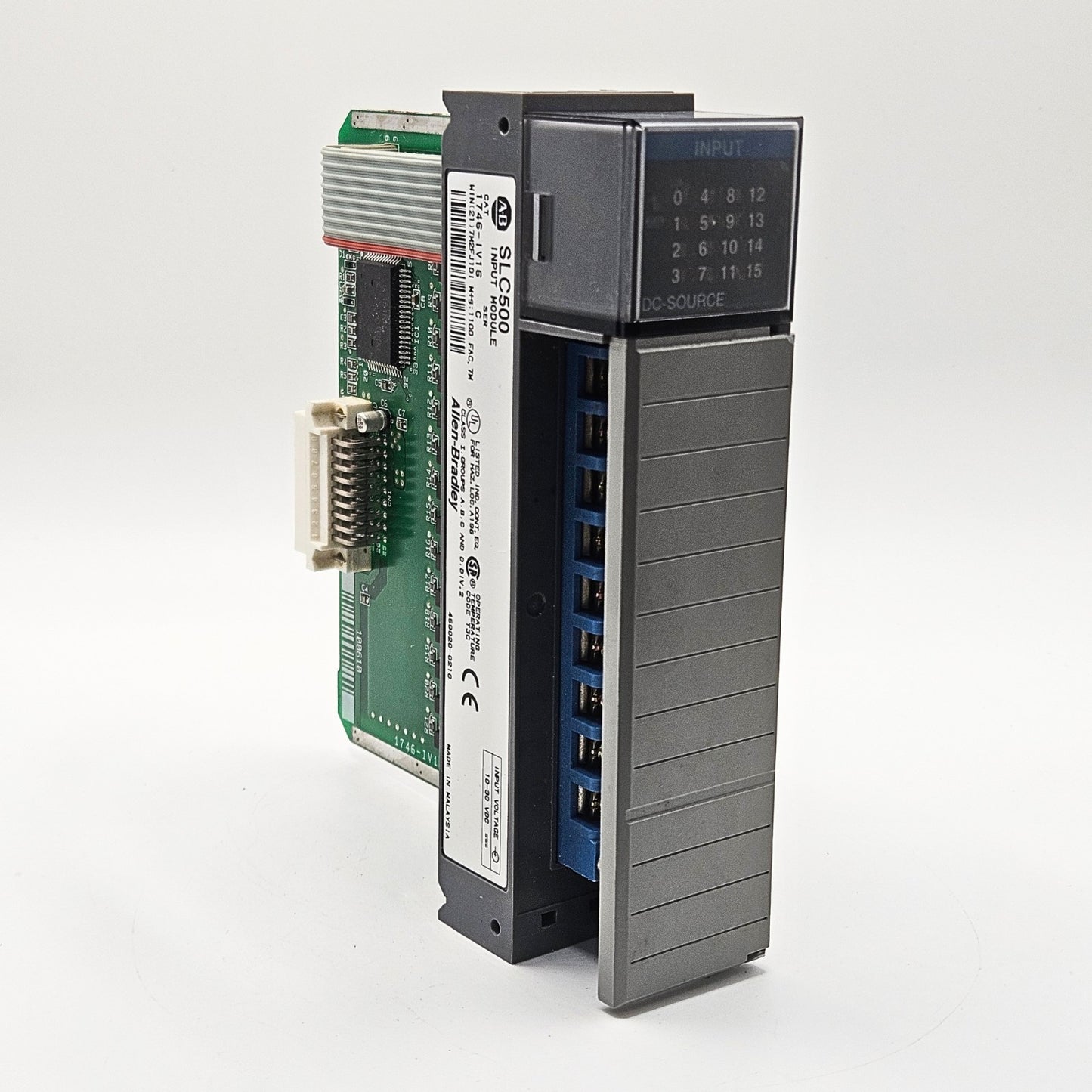 Allen-Bradley 1746-IV16 Series C SLC 500 16-point DC input module for PLC automation systems and control panels