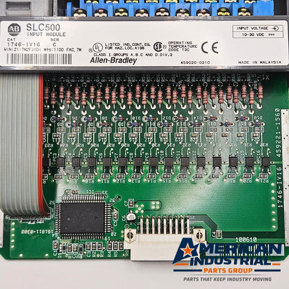 Allen-Bradley 1746-IV16 Series C SLC 500 16-point DC input module for PLC automation systems and control panels