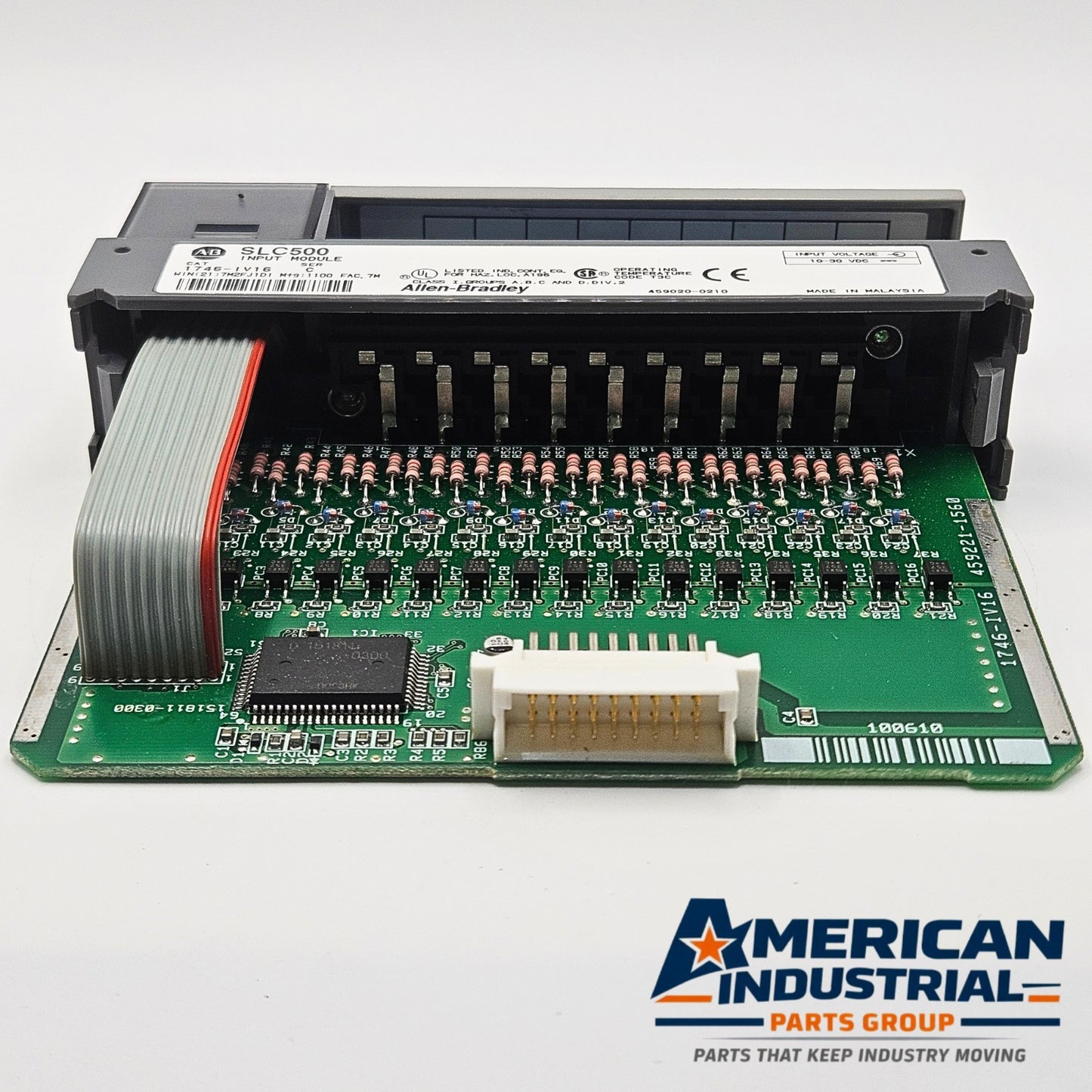 Allen-Bradley 1746-IV16 Series C SLC 500 16-point DC input module for PLC automation systems and control panels